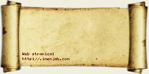 Jovanka Radivojević vizit kartica